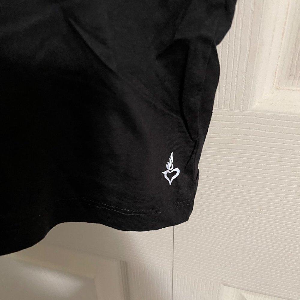 Torrid Womens NWT Black Squats I Thought You Said Lets Do Shots Open Back Tee 2X - Picture 8 of 9